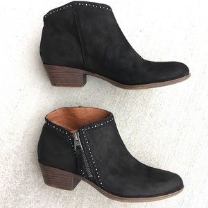 Lucky Brand black studded booties 7